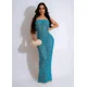 thumbnail image 3 of Vestido playero sexy de crochet con agujeros para mujer, vestido playero sin mangas transparente sin tirantes con lentejuelas para fiesta de verano 2024, 3 of 5