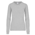 thumbnail image 1 of Playera Cuello Redondo Manga Larga con Silueta para Dama · 90% Algodón 10% Poliéster · Color Gris Jaspe, 1 of 3