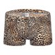 thumbnail image 1 of Ropa interior de ángulo plano que absorbe el sudor y cintura baja con estampado de leopardo para hombre, 1 of 2