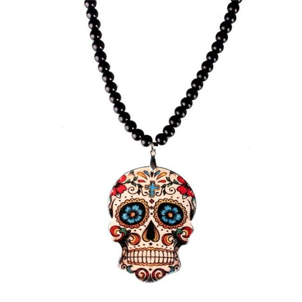 Skull shop necklace walmart