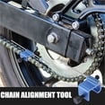 thumbnail image 2 of ZheElen Universal Quick Accurate Repair Tool Motorcycle Chain Alignment Tool Aluminium Alloy Chain Adjuster C, 2 of 6