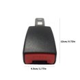 thumbnail image 3 of Hebilla De Coche Hebillas universales para automóvil - Conector de clip de extensión automático de seguridad Extensor de cinturón de seguridad Likrtyny Accesorios para autos y motos, 3 of 3