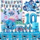 thumbnail image 2 of Suministros de decoración para fiestas de cumpleaños con temática de Disney Stitch, vajilla para niños de Lilo Stitch, plato, globo en ángulo para obsequios de baby shower, 2 of 5