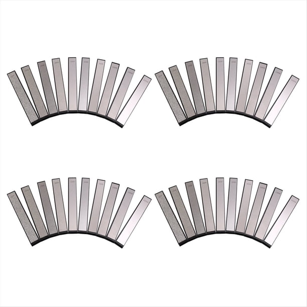 40Pcs Set Afilador de Cuchillos de Piedra de Afilar de Diamante para Afilador de Bordes
