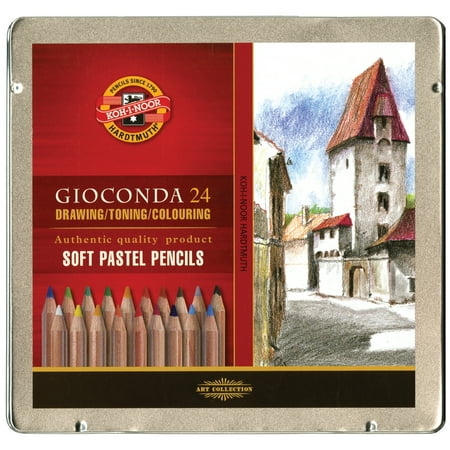 UPC: 8593539132370 | Koh-I-Noor Gioconda Soft Pastel Pencil Set  24-Colors
