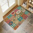 thumbnail image 4 of Bohemian Color Geometric Design (6) Door Mat 30 X 17 Inch Welcome Doormat Indoor Outdoor Entrance Floor Mat Non Slip Spring Summer Decor Rubber Mats, 4 of 6