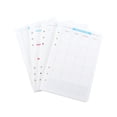 thumbnail image 3 of CIMAXIC 1 Set Assorted Periods Loose-leaf Filler Papers 6-Hole Spiral Notebook Paper Replacement (A5),8.27"X5.51"X0.2", 3 of 5
