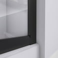 thumbnail image 3 of Prime 38 in. x 38 in. x 78 3/4 in. H Shower Enclosure, Base, and White Wall Kit in Matte Black and Clear Glass, 3 of 16