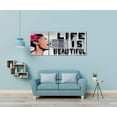 thumbnail image 4 of Hieng Large Banksy Canvas Wall Art Graffiti Dream Theme Painting Modern Inspirational Office Wall Decor （Only canvas）, 4 of 6