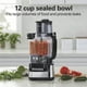 thumbnail image 3 of Hamilton Beach Stack & Snap Food Processor and Vegetable Chopper, BPA Free, Stainless Steel Blades, 12 Cup Bowl, 2-Speed 450 Watt Motor, Black (70725A), 3 of 5
