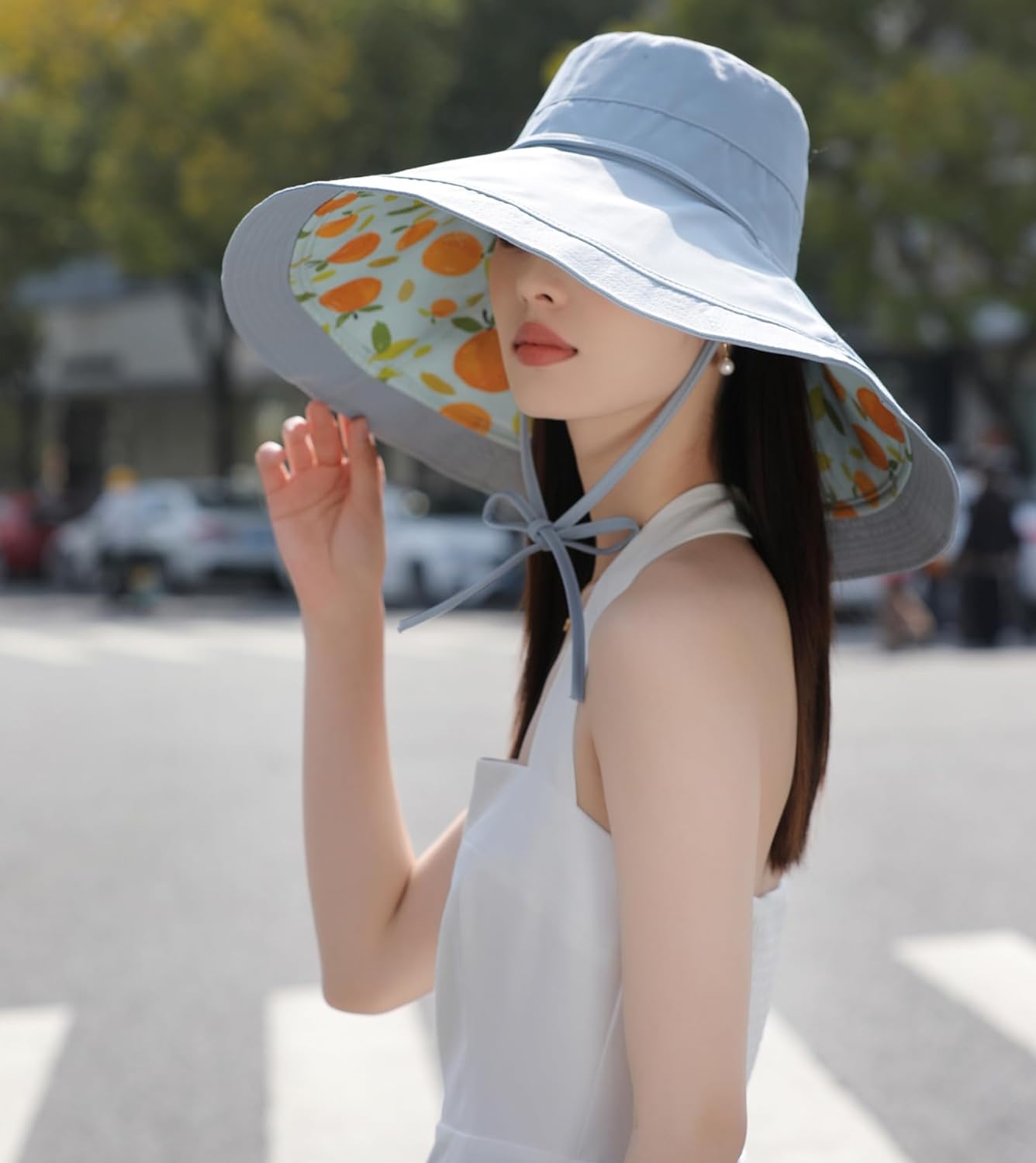 Wide Brim Women Sun Hat Summer Beach Bucket Fishing Hats 