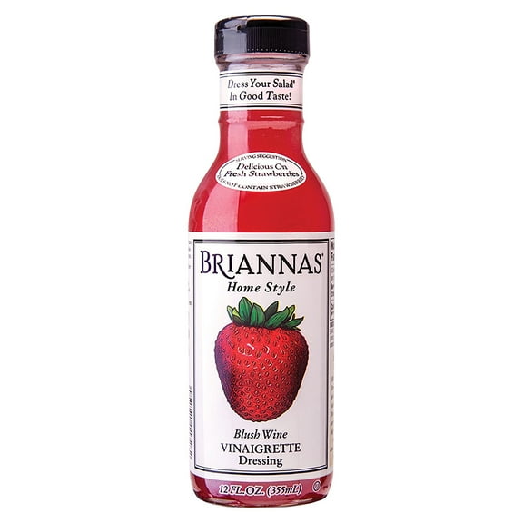 Pack of 4 Briannas Home Style Blush Wine Vinaigrette Dressing - 12 oz - Package may vary