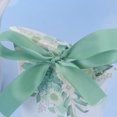 thumbnail image 4 of KAKOWELY 20pcs European Style Creative Candy Gift Box Fashion Sweet Packing Case for Wedding Party (Green Sakura, With Silk Ribbon),4.72"X3.94"X1.65", 4 of 4