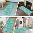 thumbnail image 5 of Teal Coastal 2'x6' Runner Rugs for Hallway Kitchen Bedside Non Slip Washable, Starfish Coral Summer Beach Ocean Entryway Rug Runners with Rubber Backing, Long Carpet Runner for Laundry Room, 5 of 8