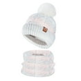 thumbnail image 4 of Diufon Women's Plush Warm Hat Ladies Winter Windproof Striped Knitted Wool Hats Fleece Lined Ski Cap, 4 of 4