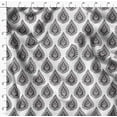 thumbnail image 4 of Soimoi Gray polyester Crepe Fabric Floral Block Print Fabric by the Yard 42 Inch Wide, 4 of 5