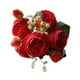 thumbnail image 2 of 2pc Beautiful Artificial Silk Fake Flowers Wedding Valentines Bouquet Bridal Decor, 2 of 8
