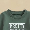 thumbnail image 7 of TOWED22 Infant Toddler Baby Boy Clothes 2-Piece Long Sleeve Sweatshirt Tops Pocket Joggers Pants Cartoon Graphic Fall Winter Outfits Clothing(Green,6-12 M), 7 of 7