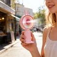 thumbnail image 4 of Portable Rechargeable USB Mini Fan 3 Speed Settings 16 cm Plastic Handheld Fan for Outdoor Student Use, 4 of 6
