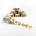 thumbnail image 2 of rollo de pegatinas de papel kraft hechas a mano con letras de amor, ideal para decorar fiestas (1 rollo, 500 pegatinas), 2 of 7