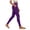Purple, variant on felwors Yoga Pants for Women with Pockets High Waisted Leggings Workout Sports Running Athletic Pants (Purple, S)