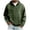 Army Green-1, variant on Long Sleeve Shirts for Men, 1/4 Zip Pullover Mens Vintage Distressed Faux Denim Collared Sweatshirts Casual Loose Long Sleeve Tops Fall Clothes
