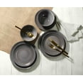 thumbnail image 5 of Service de table Sawyer 12 pièces en grès gris Better Homes & Gardens, 5 of 5