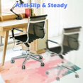 thumbnail image 4 of UTAH-Office Chair Mat for Hard Floors, 120×150cm/48×60in Desk Chair Rug Protector for Rolling Chair, Computer Gaming Chair Mat, Carpet Mats for Home Office(Pink), 4 of 4