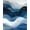 Blue Grey, Pattern 1, variant on ODIKA 8'x10' Washable Area Rug Abstract Watercolor Modern Brushstroke Design With Flowing Wavy Motif for King Size Bedroom Under Bed, Master Suite, Non-Shedding, Easy Care