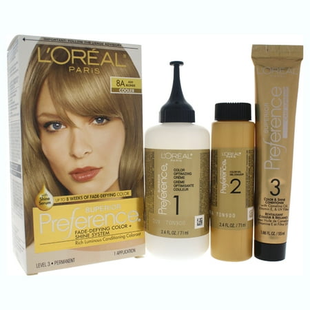 Superior Preference Fade Defying Color 8a Ash Blonde By Loreal