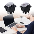 thumbnail image 2 of 16A LED Lighted Rocker Switches 6 Pin 2 Position Rocker Toggle Switches, 2 of 9