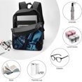 thumbnail image 3 of Wednesday-Abilities Backpacks Basic Shoulder Daypack Bookbag Satchel Knapsack Rucksack-XTYD1887, 3 of 3