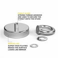 thumbnail image 3 of Powerful Magnet, 220 Lbs Pulling Force Strong Neodymium Magnet Heavy Duty, Rare Earth Magnets with Eyebolt, Diameter 1.89 inches Pack of 2$$Tools & Hardware Other, 3 of 5