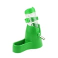 thumbnail image 5 of Botella de agua para hámster, botella de bebida automática para mascotas pequeñas con base de contenedor de comida, caseta colgante de agua, 3 piezas, 5 of 5