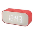 thumbnail image 3 of Alarm Clock Mirror Electronic Intelligent Noise Reduction 45MM Loudspeaker Double Speaker Digital Dual Alarm Clock Red, 3 of 14