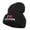 Black, variant on I Love Canada Embroidered Long Beanie - White OSFM
