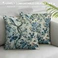 thumbnail image 3 of Nawypu Spring Floral Birds Pillow Covers for Chinoiserie Flowers Decor Throw Pillows Blue and White Plant Outdoor Decorative Cushion Cases for Couch Bed Decorations, 3 of 5