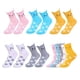 thumbnail image 4 of Qarigey 10 piezas de medias transpirables amigables con la piel calcetines de moda de dibujos animados medias divertidas calcetín informal elástico Medias color mezclado 36-44 Qarigey AP012570-06, 4 of 6