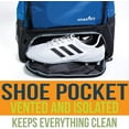 thumbnail image 4 of Athletico Youth Soccer Bag - Soccer Backpack & Bags for Basketball, Volleyball & Football | Includes Separate Cleat and Ball Compartments (Blue), 4 of 9