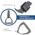 thumbnail image 4 of unbranded 2 Pcs Gymnastic Rings for Work Out Adjustable Straps Grey Outdoor, 4 of 4