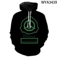 thumbnail image 3 of 2021 Nueva moda Casual Niño Niña Niños SCP Impreso 3D Sudaderas Con Capucha Ropa De Calle Hombres Mujeres Niños Sudaderas Tops De Manga Larga, 3 of 5