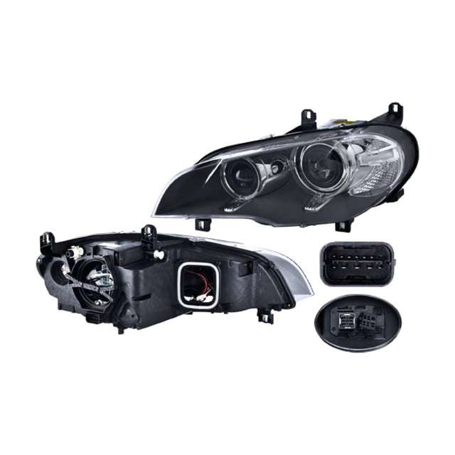 Faro X5 2011 A 2013 Bmw Izq Eléctrico C/Motor P/Foco Xenón DEPO .