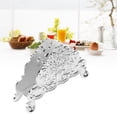 thumbnail image 4 of Zinc Alloy Metal Napkin Holder with Elegant Hollow Flower Pattern Wear Resistant Freestanding Tissue Dispenser for Stylish Table Decorations and Practical Use, 4 of 7
