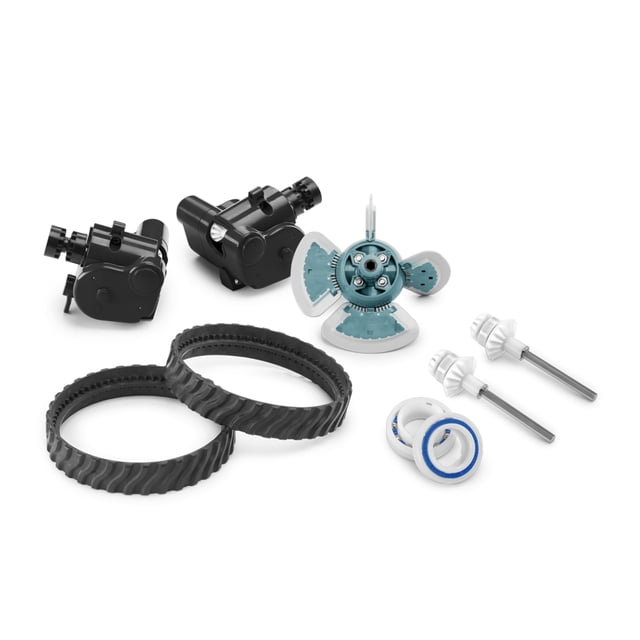 Zodiac R0796200 MX8/MX8 Elite Kit de ajuste de fábrica para limpiador de piscinas con turbina Flex Power, dispositivos de control direccional, pistas, ejes de transmisión y rodamientos, multicolor