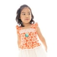 thumbnail image 4 of Disney Princess Toddler Girls Moana Cosplay Tutu Dress with Flutter Sleeves, Sizes 12M-5T, 4 of 5