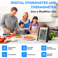 thumbnail image 2 of DAYBETTER Digital Hygrometer Thermometer with Large Display, Instant Read Thermometer for Adults, Indoor Thermometer with Humidity Monitor for Bedroom, 2 of 9