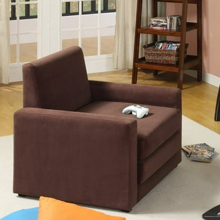 DHP Dorel Single Sleeper Chair - Brown