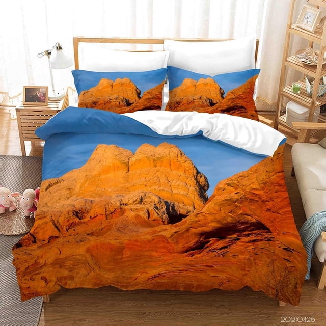 3D Naturaleza Paisaje Funda de edredón Set Ropa de cama Set Funda de edredón Fundas de almohada 315
