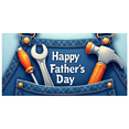 thumbnail image 2 of Tool Design Father's Day Banner Durable Polyester Celebration Banner for Father's Day Party Indoor Decoration, 2 of 6