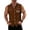 Brown, variant on American Flag Men's Tank Top 1776 Collared Button Down Shirts Stars Stripes Summer Sleeveless Shirts with Pockets Brown XL